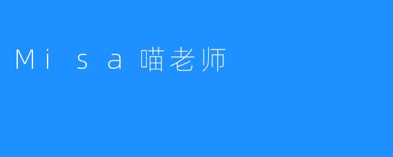 Misa喵老师